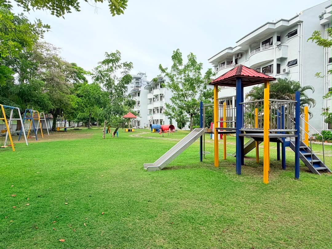 Children's playground at Colonnades Condominium
