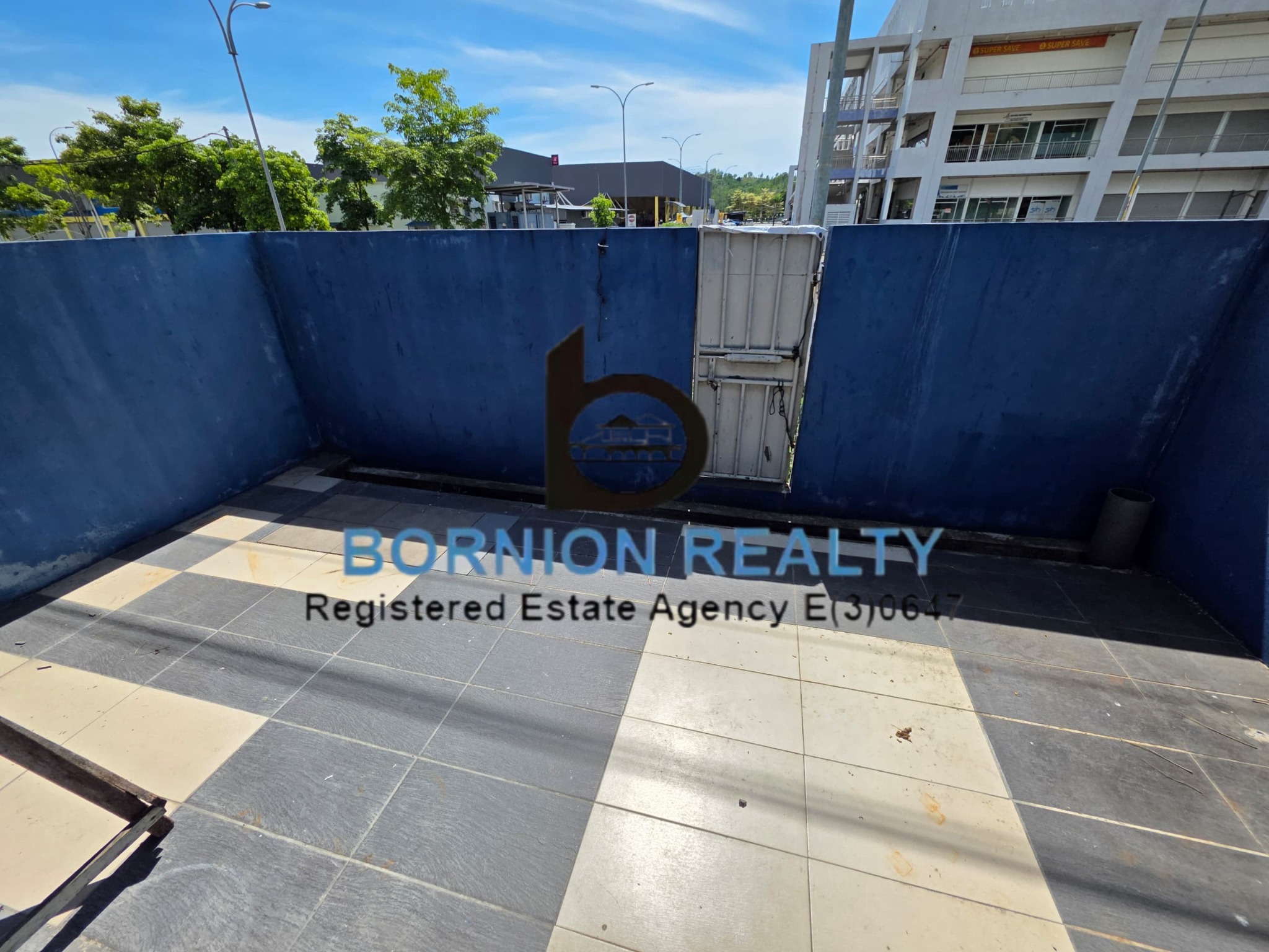 Outdoor area beside the kitchen extension at Taman Rimba Bandar Sierra